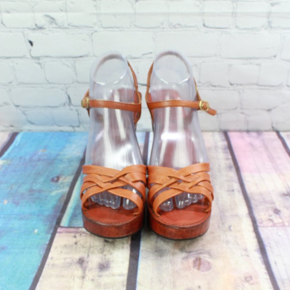 Pierre Open Toe Ankle Strappy Heeled Sandal Sz 9 M - Picture 5 of 9